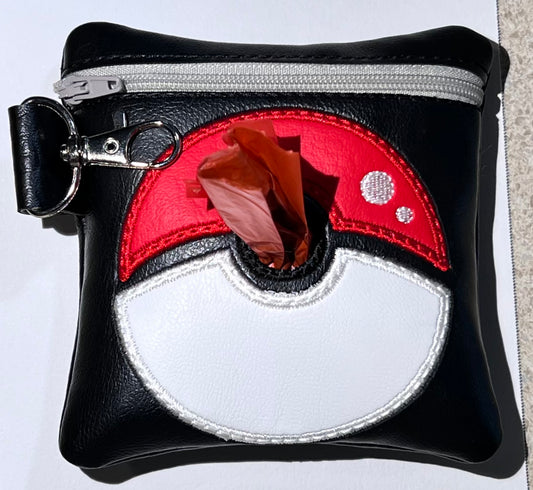 Pokeball dog poop bag